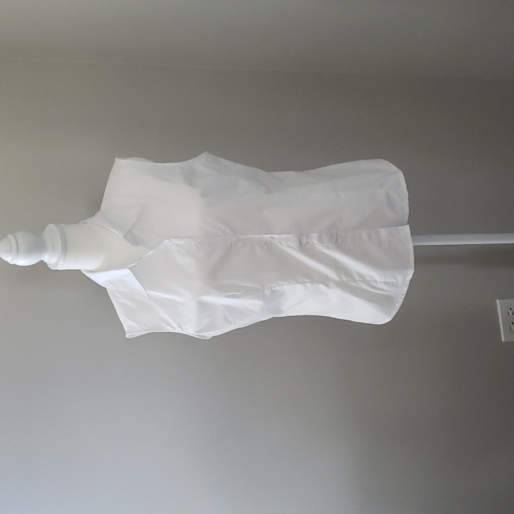 Sleeveless Cotton Oxford shirt